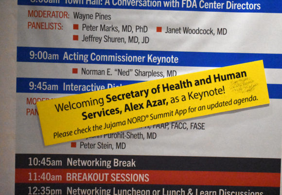 HHS Secretary Alex Azar Touts White House Efforts to Cure Rare Diseases